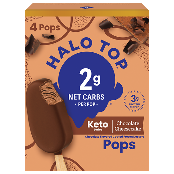 Chocolate Cheesecake in packaging