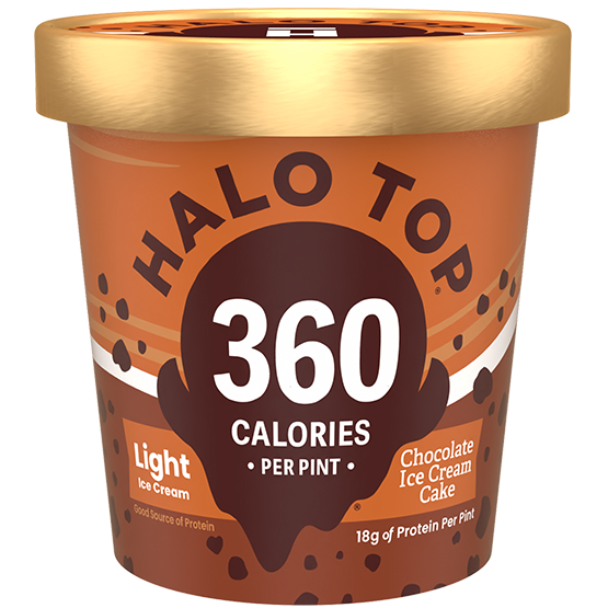 Chocolate Ice Cream Cake in packaging