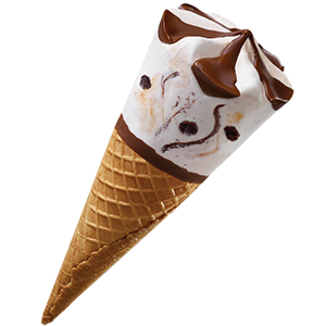 King Size Cone Brownie Sundae